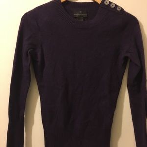 Purple cashmere sweater